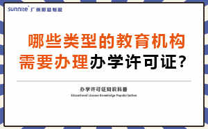 哪些类型的教育机构需要办理办学许可证？